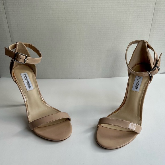 Steve Madden tan strap heels - Picture 2 of 4